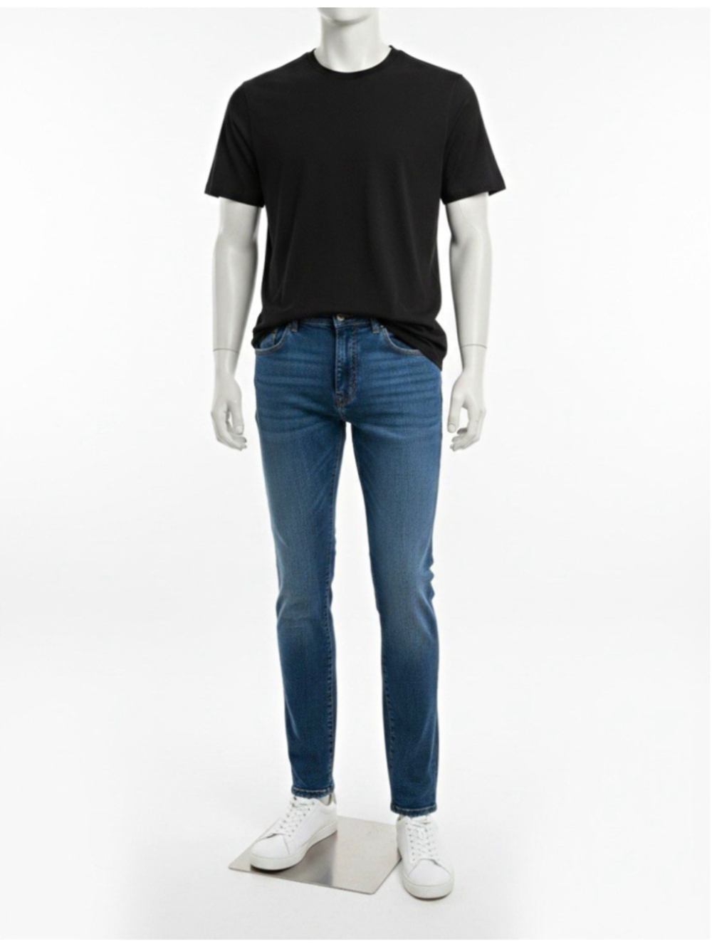 Lucky Brand Men’s 110 Slim Stretch Blue Denim Jeans Medium Wash Low Rise - Picture 1 of 11